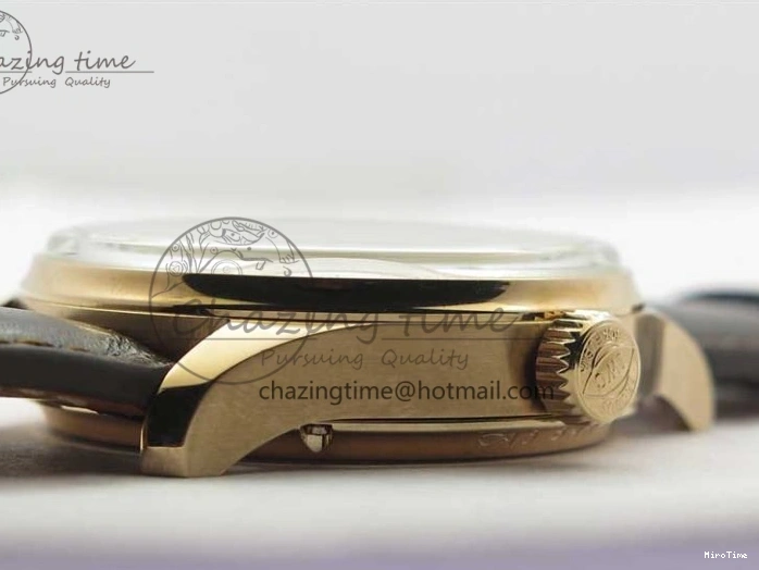 MIROTIME 0308 Compact Portugieser Perpetual Calendar IW503302 RG V9F 1:1 Best Edition White Dial on Brown Leather Strap A 7113